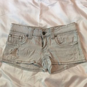 Light blue shirt shorts